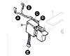 Interrupteur pour visseuse sans-fil PSR 10,8 LI